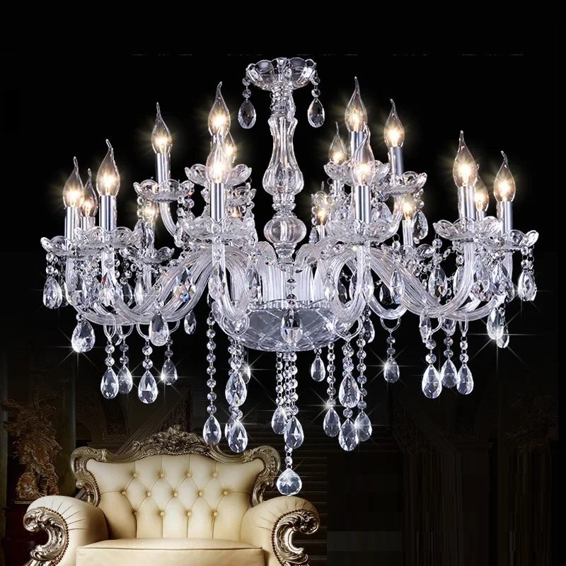 

Modern Crystal Chandelier Lighting Lamp For Living Room Cristal Lustre Chandeliers Lights Pendant Hanging Ceiling Fixtures