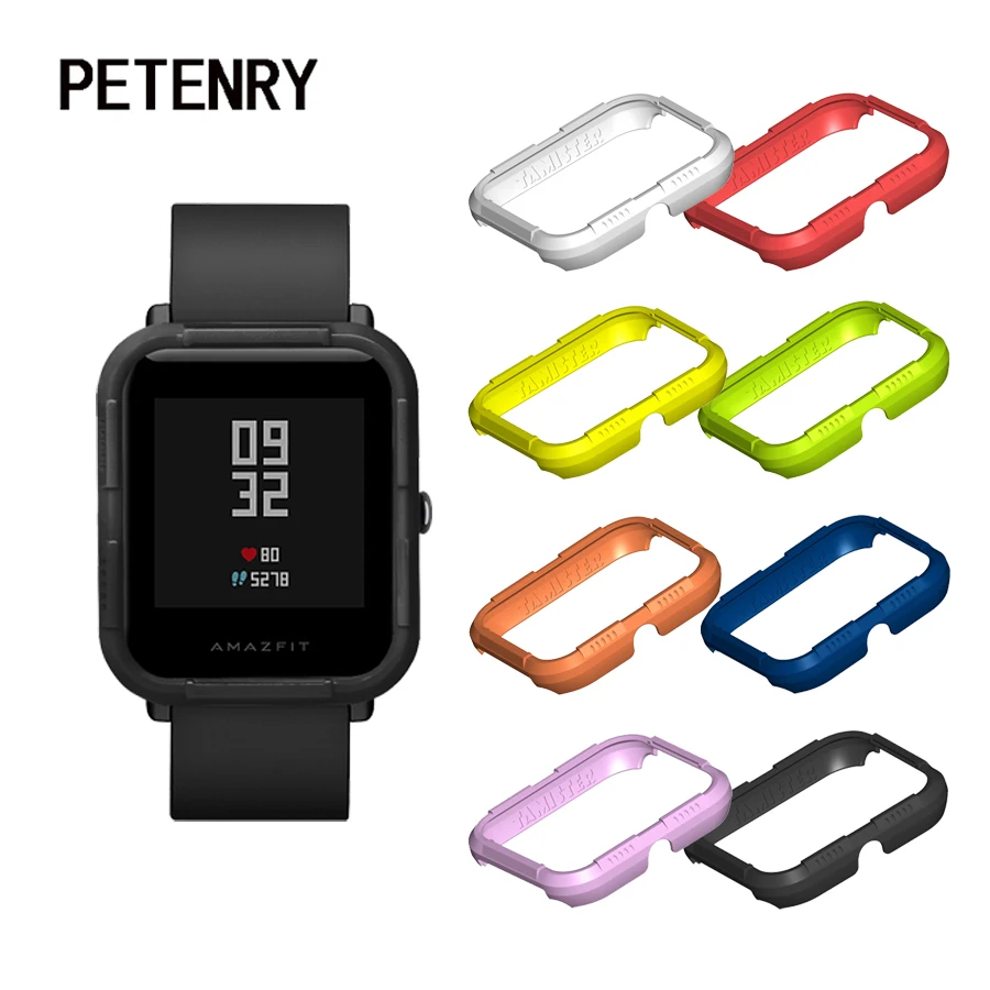 

For Amazfit Bip Case Slim Hard PC Protective Cover Frame Shell Protector for Xiaomi Huami Amazfit Bip BIT Lite Youth Watch Band