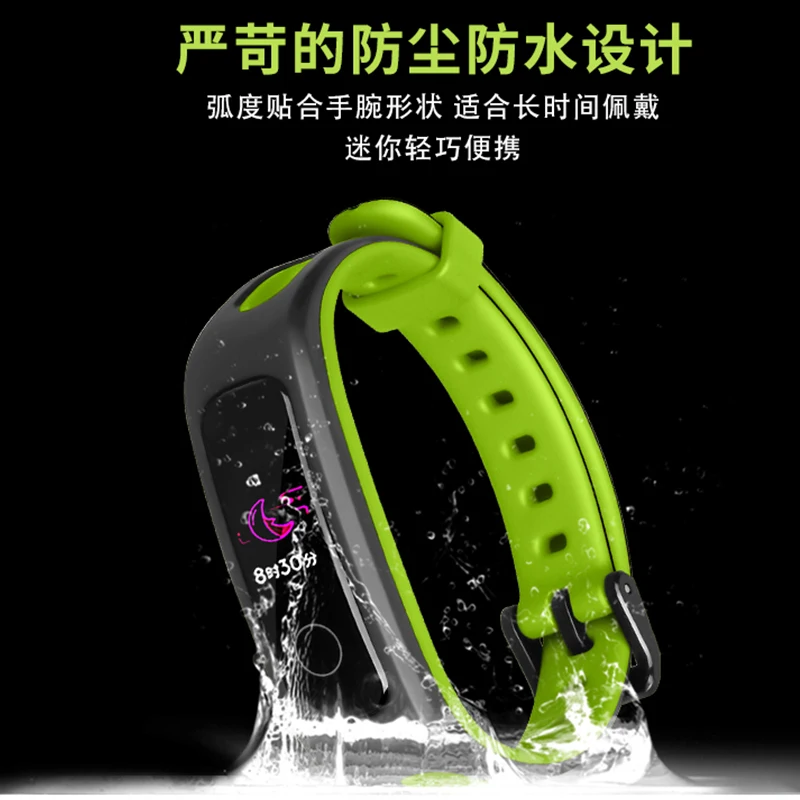 Умный ремешок на запястье для huawei Honor Band 4, версия для бега, спортивный ТПУ Браслет, ремешок на запястье, бандаж 4, Сменные аксессуары