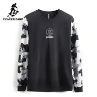 Pioneer Camp New Spring hoodies men brand clothing patchwork Camouflage sweatshirt male top quality fashion tracksuit AWY701057