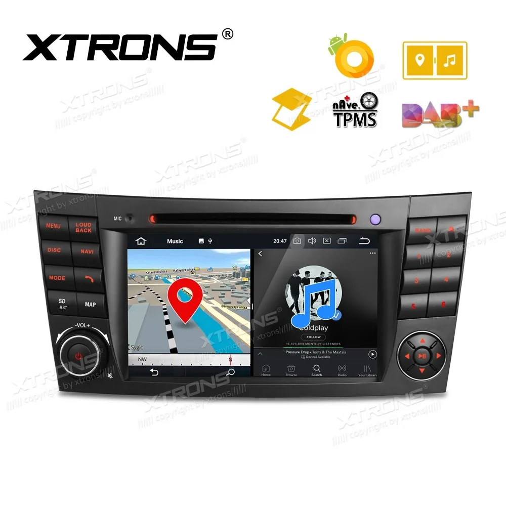 Flash Deal 7" Android 8.0 OS Car DVD Multimedia Navigation GPS Radio for Mercedes-Benz E-Class W211 2002-2008 (E200 E220 E240 E270 E280) 2