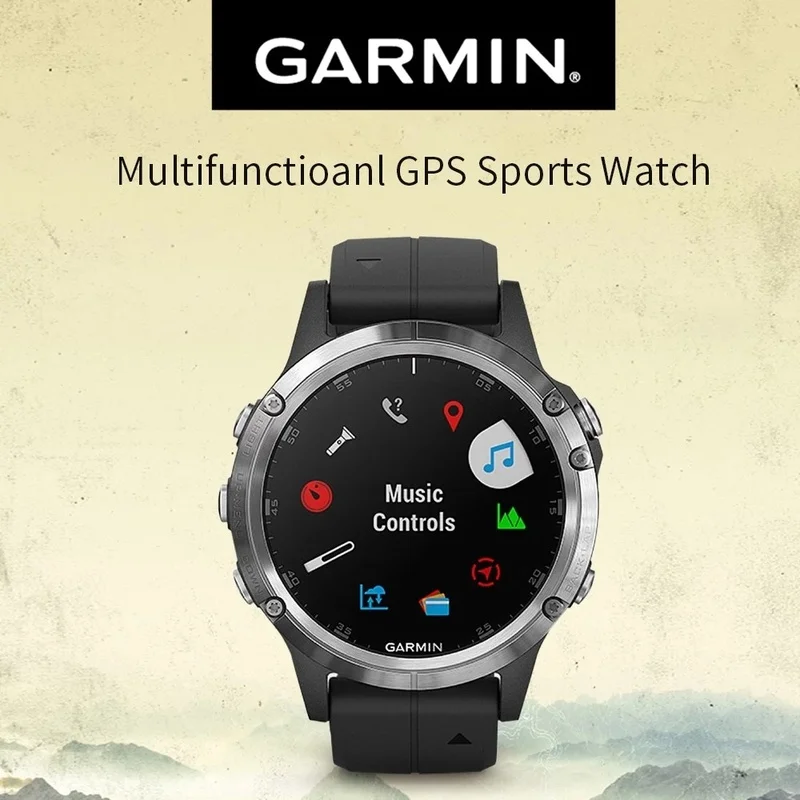 15% Garmin fenix 5 Plus Multisport gps умные спортивные часы