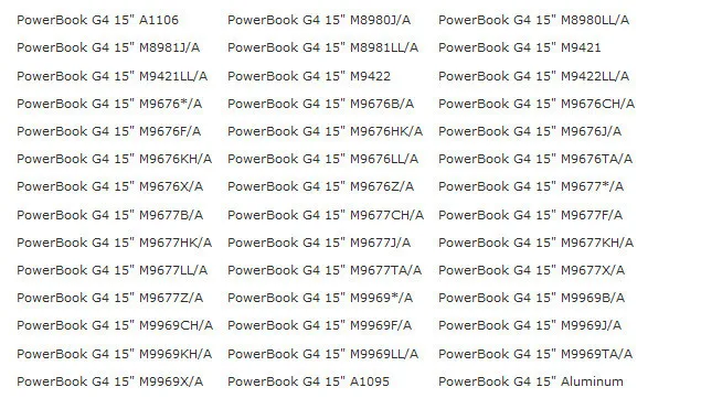 LMDTK ноутбук Батарея для Apple PowerBook G4 1" A1106 A1045 A1078 A1148 E68043 M9325 M9325G/M9325J/