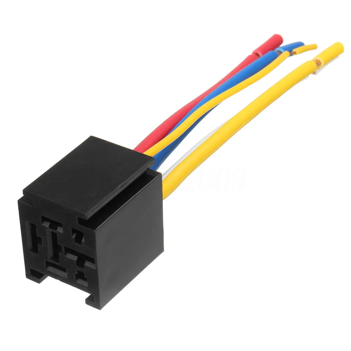 Автомобильное реле Mayitr черное водонепроницаемое 12 В 80A 5Pin DC AMP SPDT + практичная