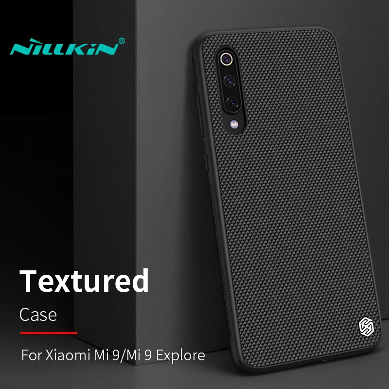

Nillkin For Xiaomi Mi 9 Case Cover Hard PC + Soft TPU Frame Nylon Texture Cover For Xiaomi Mi 9 Mi9 Explorer Case Shockproof