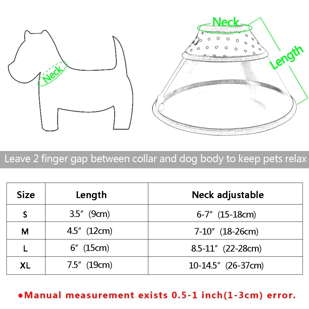 Медицинские ошейники для собак и кошек удобные пластиковые Ati-Bite Lick Healing Recovery e-ошейник защитный для маленьких средних и больших питомцев