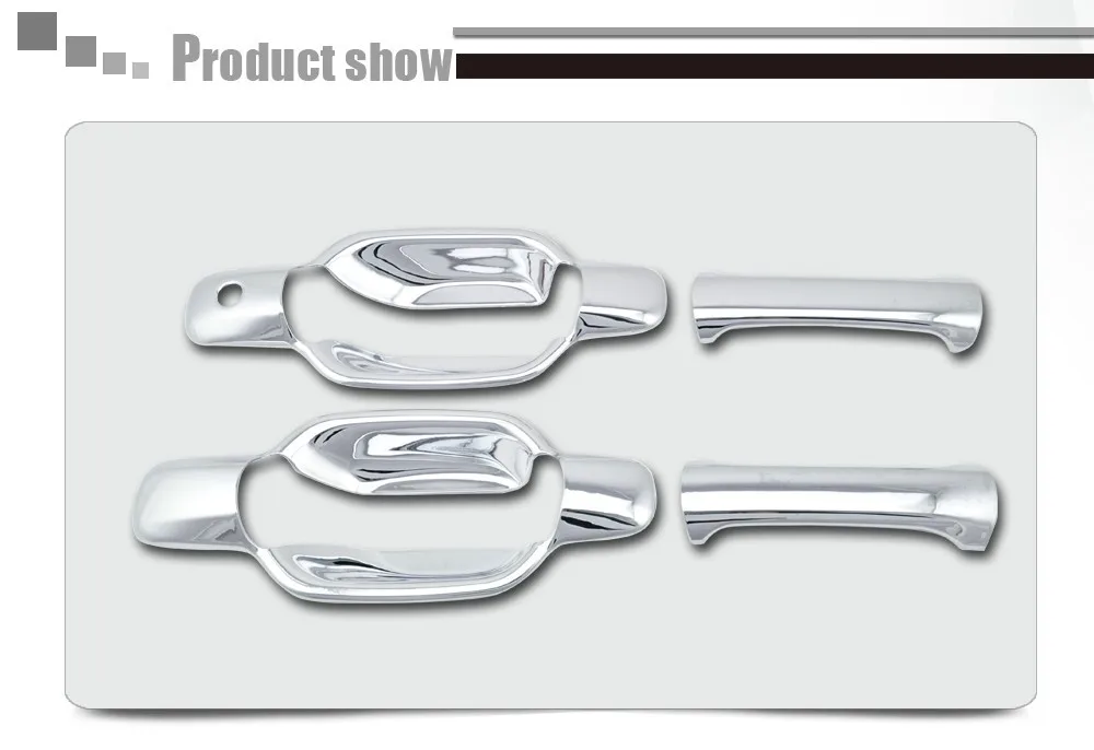 Door Handle Cover 2D No PSKH For GMC Canyon Truck 2005-2012 ABS Chrome Plating Accessories B