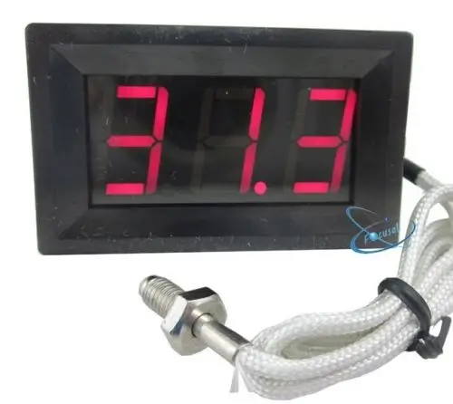 

Thermocouple Red Digital LED 0-999C Temperature Thermometer Panel Meter Display