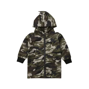

Cool Fashion Toddler Baby Boy Camouflage Coat Long Sleeve Zipper Tops Hooded Outwear Warm Autumn Army Coats