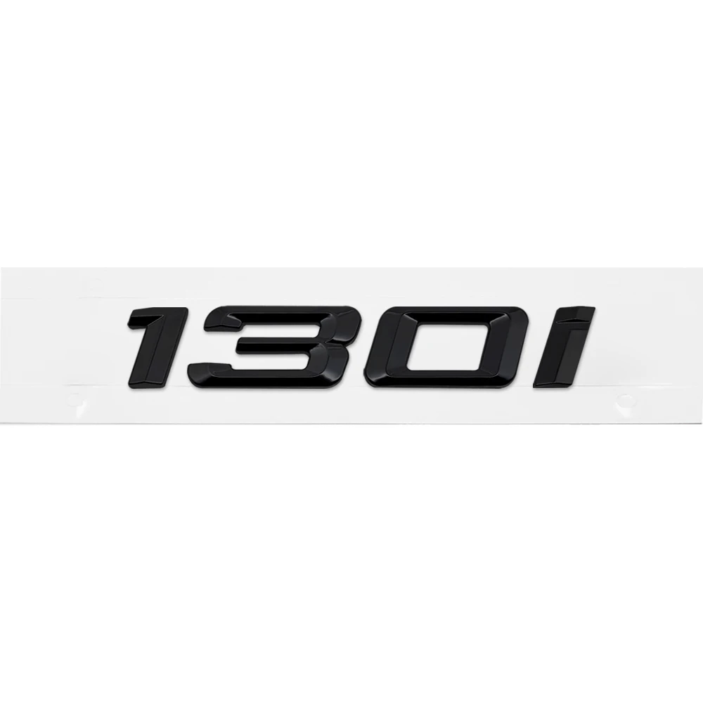 Черная наклейка для BMW 1 серии 125i 128i 130i 135i X3 E21 E93 E82 M2 M3 пластиковая Авто 3D буква