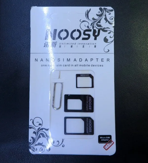 Hoqueen 50 компл. Noosy Nano sim-карта Micro SIM карта к стандартному адаптеру адаптер конвертер для мобильного телефона с нажатием кнопки - Цвет: Black