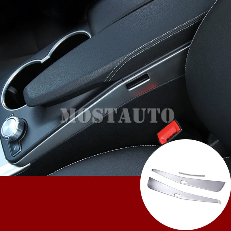 

For Benz GLK X204 Interior Console Armrest Box Frame Cover Trim 2008-2015 3pcs