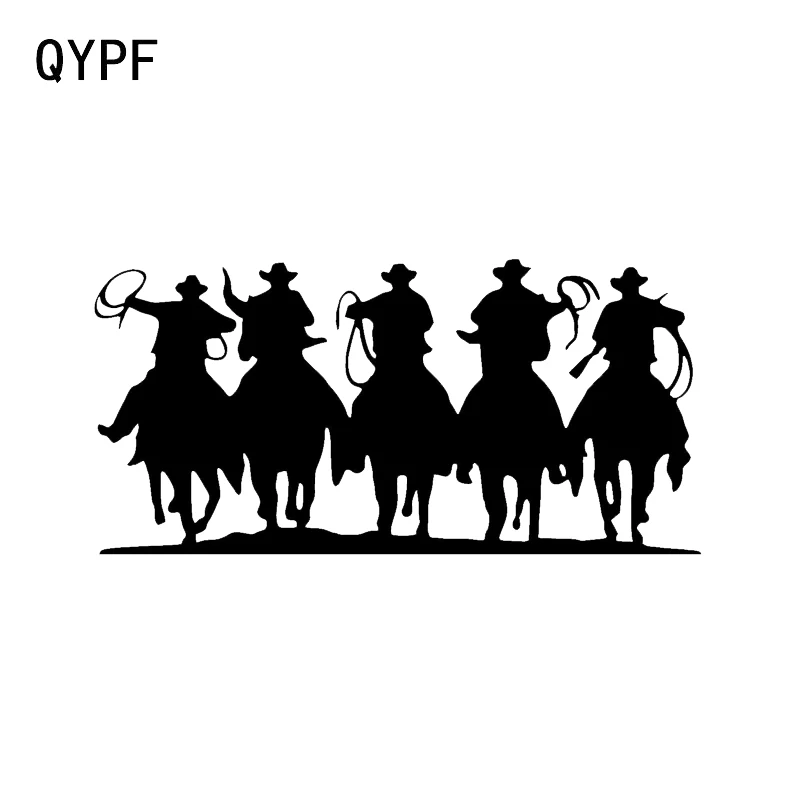 QYPF 15.5*7.6CM Equestrian Sport Decor Car Sticker Silhouette Vinyl Accessories C16-0939 | Автомобили и мотоциклы
