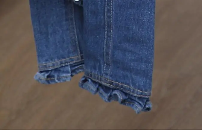 M/&A Kids Girls Fashion Lace Denim Jacket Spring Autumn Outwear