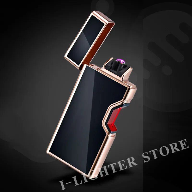 Rechargeable-USB-Lighter-Double-Arc-Laser-Induction-Electronic-Cigarette-Lighters-Flameless-Windproof-Electric-Lighter-Plasma (1)
