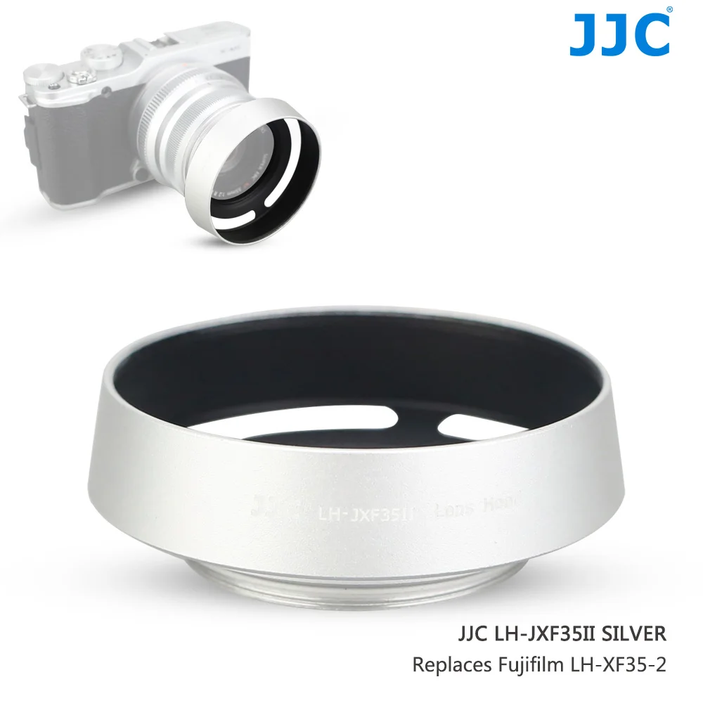 Металлическая бленда JJC для объектива камеры отвертка Fujifilm XF 35 мм f/2 R WR на X-T4 X-T200