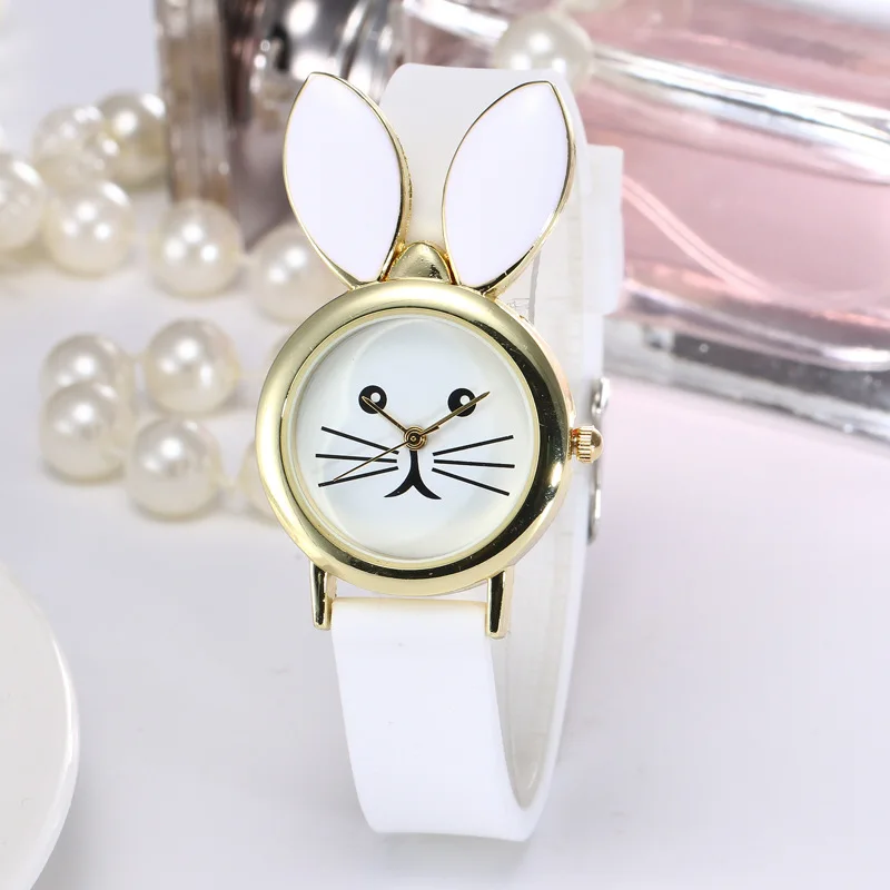 A150 Lovely Silicone Children's Watches Creative Cartoon Watches Girls Sport Watch Kids Wristwatches Black Christmas Gifts enlarge
