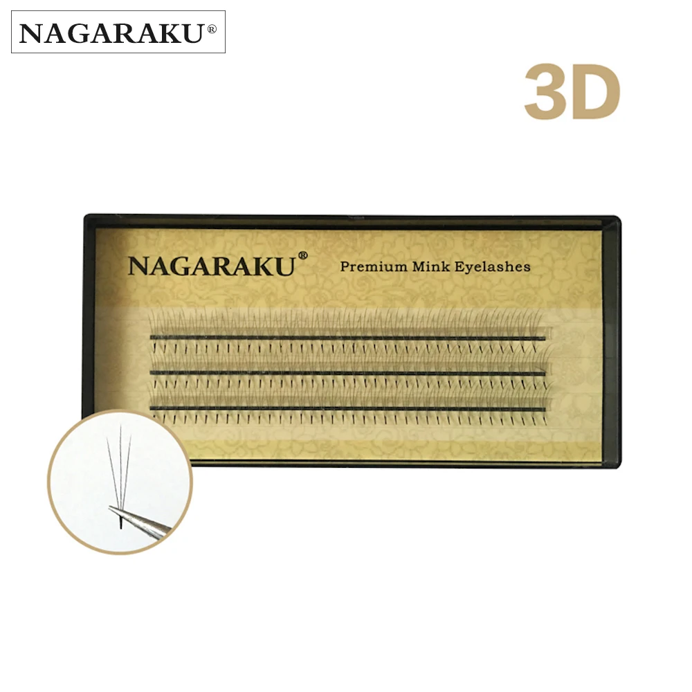 Индивидуальные ресницы NAGARAKU 2D-6D объемные для наращивания | Красота и здоровье