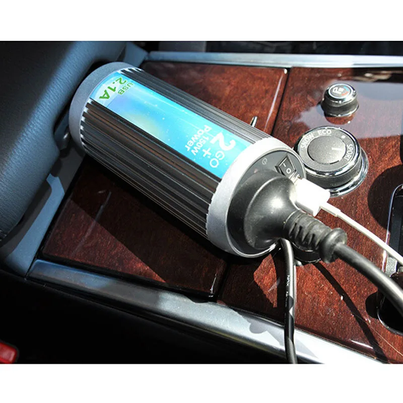 Car power supply 150w car inverter 12V to 220V cigarette lighter voltage converter4