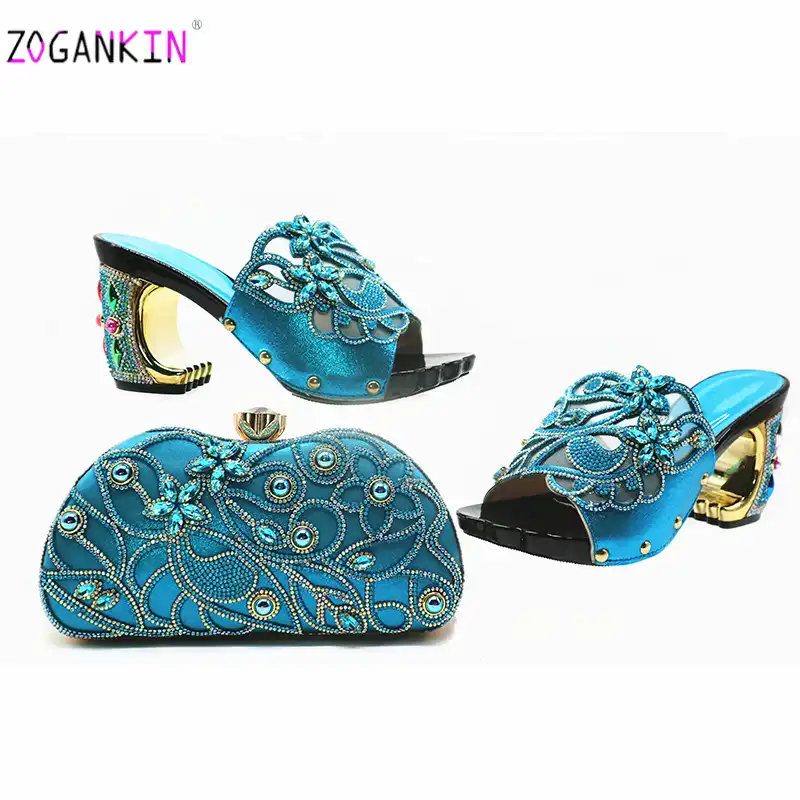sky blue ladies shoes