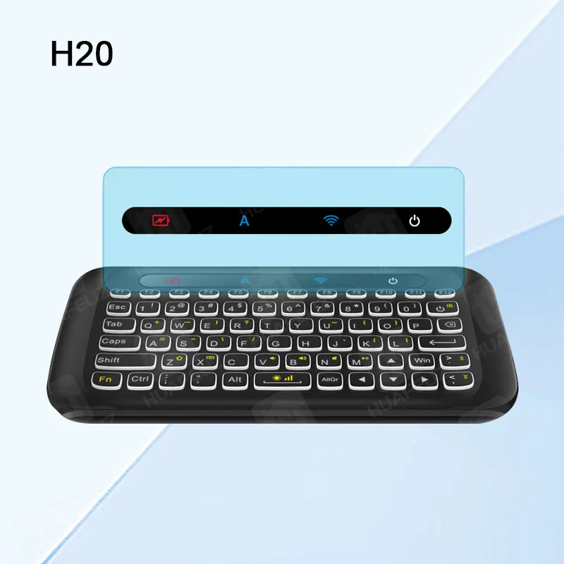 H20 мини беспроводная клавиатура с подсветкой Сенсорная панель Air mouse ИК пульт