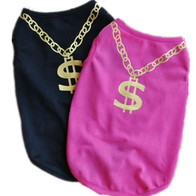 

Fashion Printed Pet Cat Vest Breathable Mesh Cat Clothes Small Dog Puppy Shirt in Spring and Summer Cheap Pet Apparel