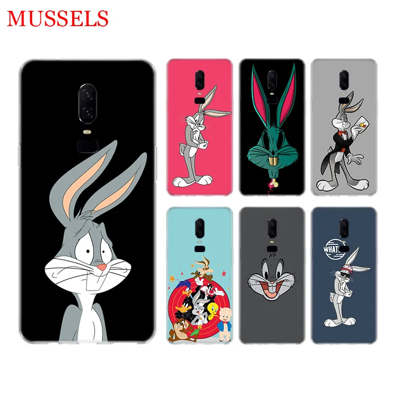 Bugs Bunny Cartoon Phone Back Case for font b OnePlus b font font b 7 b