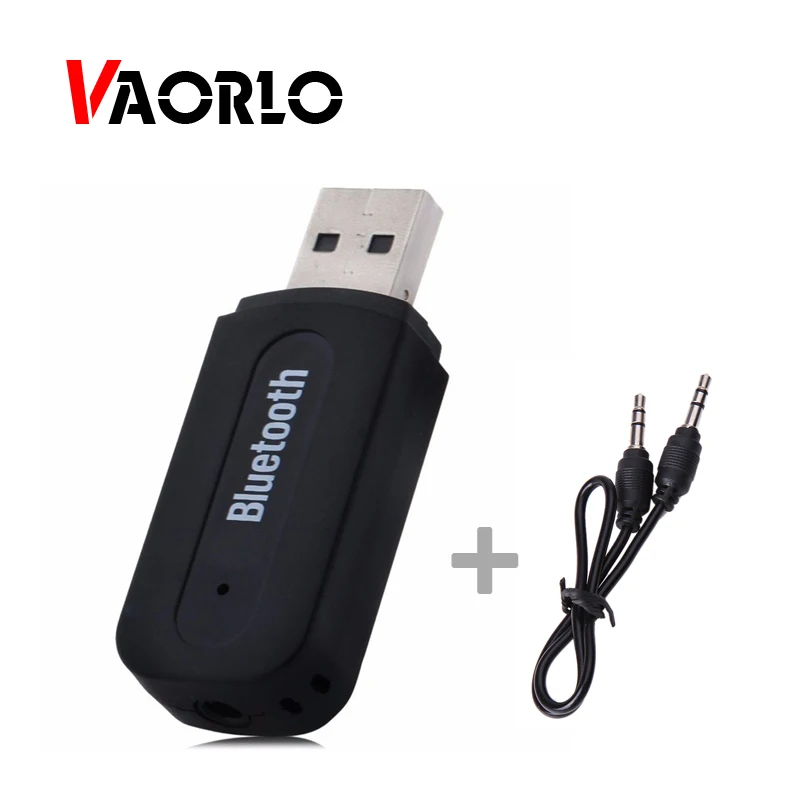 VAORLO мини портативный 3,5 мм разъем аудио Bluetooth приемник беспроводной USB музыкальный адаптер A2DP Dongles для автомобиля AUX домашние колонки телефон