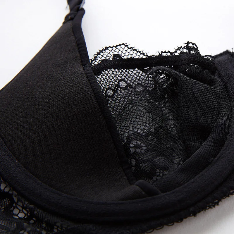Sexy Mousse elegant lace thin cup Europe luxury Brand Bra Set Woman Soft lace Black Lingerie Underwear 3001 Sexy Mousse elegant lace thin cup Europe luxury Brand Bra Set Woman Soft lace Black Lingerie Underwear 3001