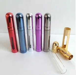 6pcs Mini Portable Travel Refillable Perfume Atomizer Bottle For Spray Scent Pump Case 10ML Fashion Empty Mini Atomiser Spray