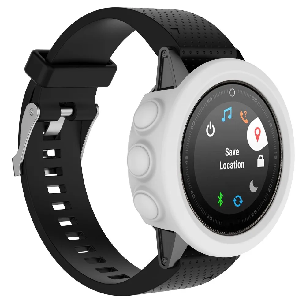 Силиконовый защитный чехол для Garmin fenix 5/5S/5X Защитный Браслет для Garmin Fenix 5x 5S 5 умные аксессуары для часов