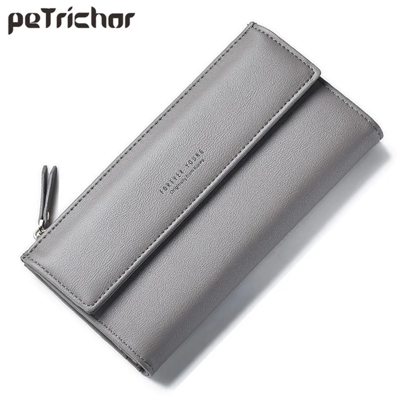 

Zipper Cell Phone Pocket Women Clutch Wallet Many Department Card Holder High Quality Female Wallet Ladies Purse Long Carteras