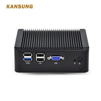 

Baytrail j1900 processor and 4 Intel Gigabit LAN port firewall linux OEM Mini PC Fanless Personal Computer