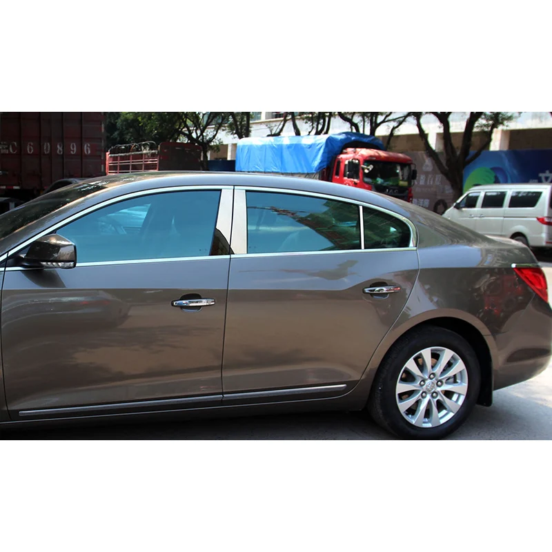 Lsrtw2017 304 Stainless Steel Car Window Trims For Buick