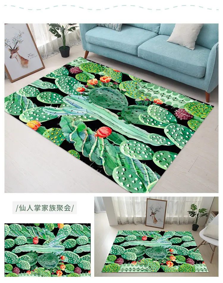 Модный ковер с изображением фламинго, тропических листьев, листьев, большой ковер для спальни, нескользящий коврик для гостиной, дома, Alfombra Tapis Salon