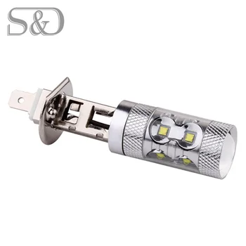 

H1 led car lights 6000k White 60W LED Chip-R3 Lens Vehicles Signal LED Car Fog Light Daytime Running Bulb parking 12V 012