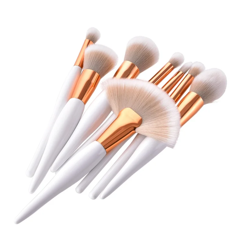 2019 4/8pcs makeup brush kit soft synthetic head wood handle brushes fan flat brush set for women eyeshadow facial make up 2019 4/8pcs makeup brush kit soft synthetic head wood handle brushes fan flat brush set for women eyeshadow facial make up
