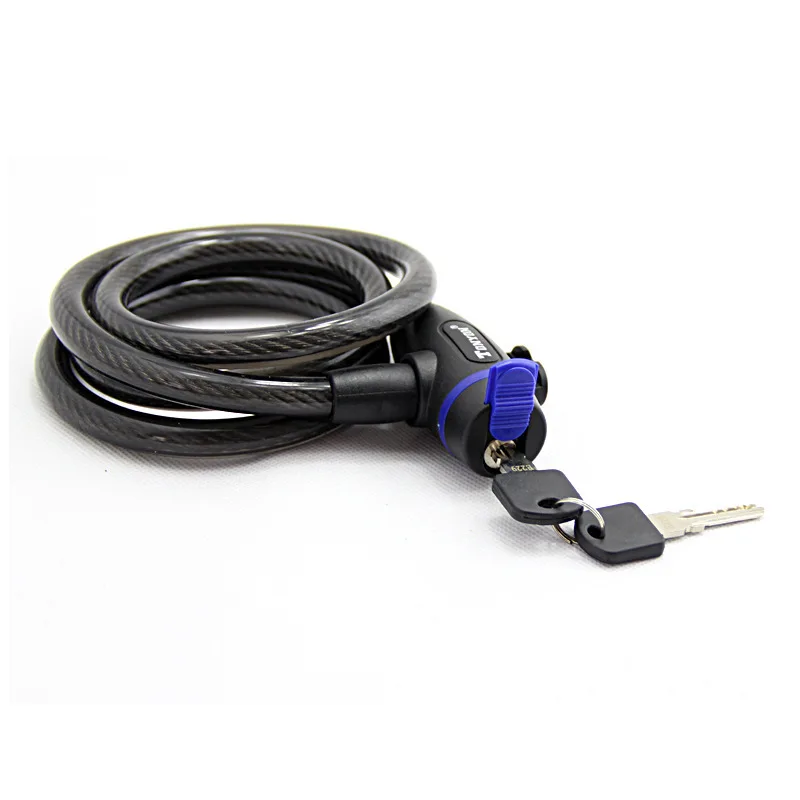 Universal Bicycle MTB Mountain Bike lock Anti theft Ring Wire Rope Lock