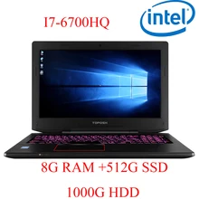 P6-09 8G DDR4 RAM 512G SSD 1000G HDD i7 6700HQ AMD Radeon RX560 NVIDIA GeForce GTX 1060 4GB 15.6 gaming laptop"