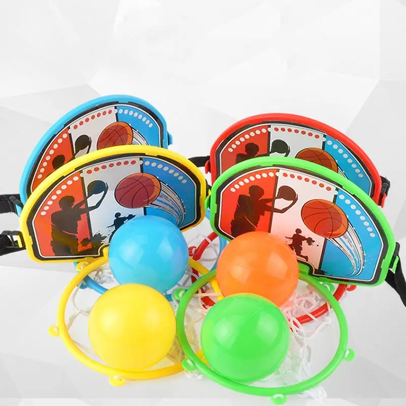 

4Pcs Fun Mini Basketball Ball Shot Board Upon Head Game Indoor Sports Kids Toys Gift YH-17