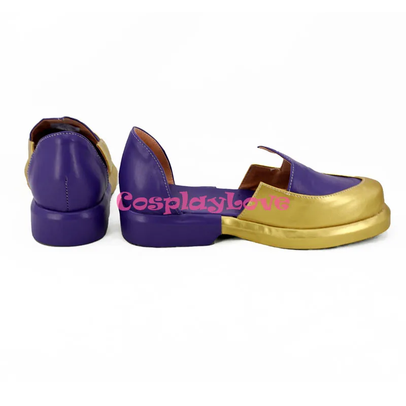 Fate Grand Order Caster Gilgamesh Golden Purple Cosplay Shoes Boots Newest Custom Made For Halloween Cosplaylove (1)