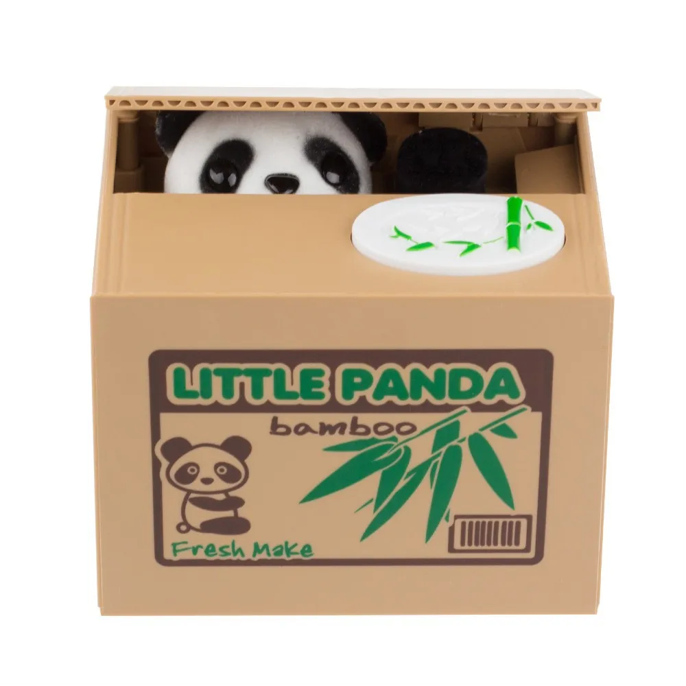 Panda Thief Money boxes toy piggy banks gift kids money boxes Automatic Stole Coin Piggy Bank Money Saving Box Moneybox