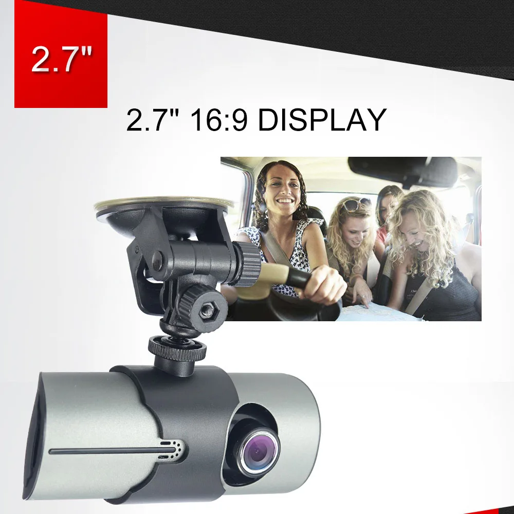 2.7 inch Car DVR GPS Logger FHD 1080P Speedcam 140 Degree Angle G