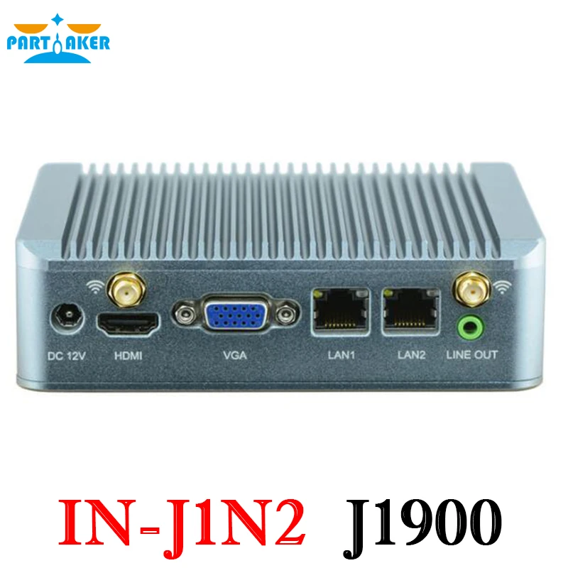 Mini Nano Box Computer Intel Quad Core J1900 with support Wake on LAN PXE Watchdog 3G GPIO Mini PC