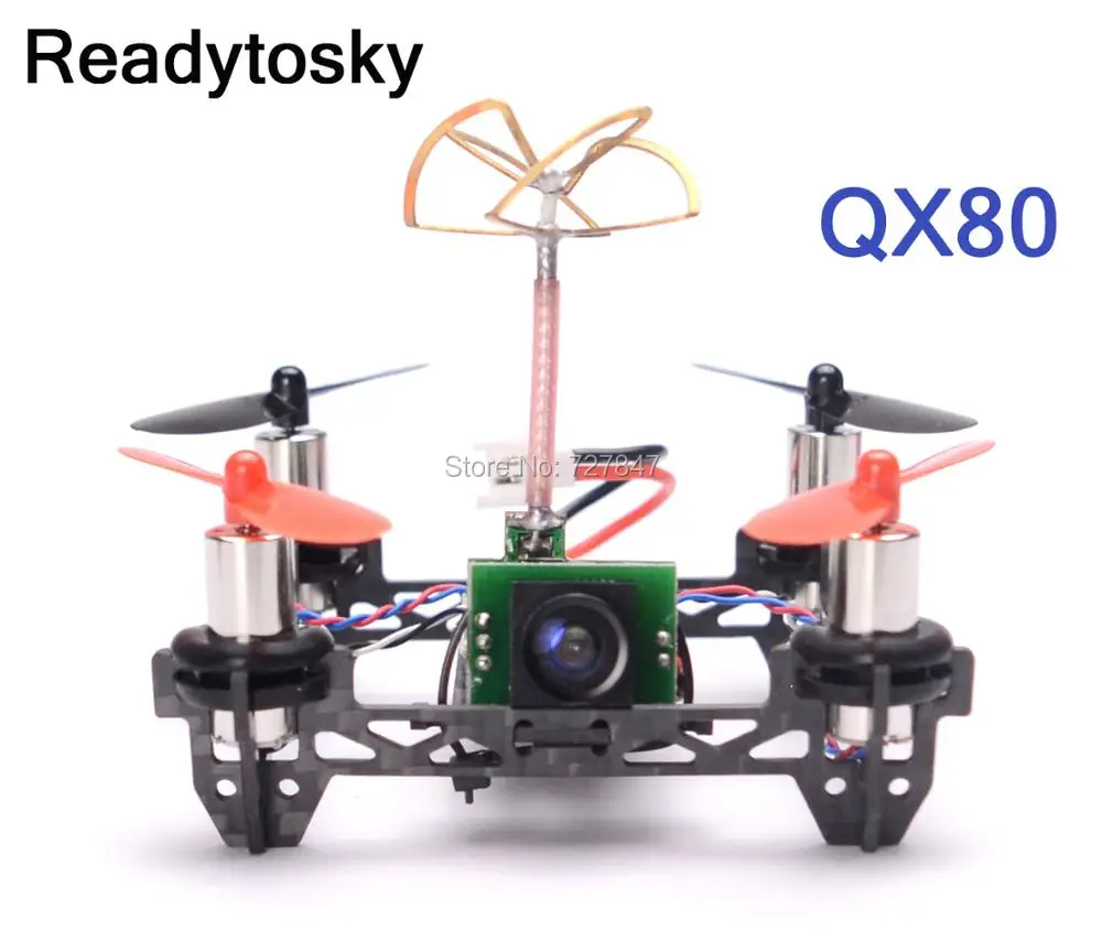 

NEW Tiny QX80 Indoor Carbon Fiber Super Light Quadcopter Frame w/ 8520 motors w/ F3 EVO V2.0 Brush Flight Controller