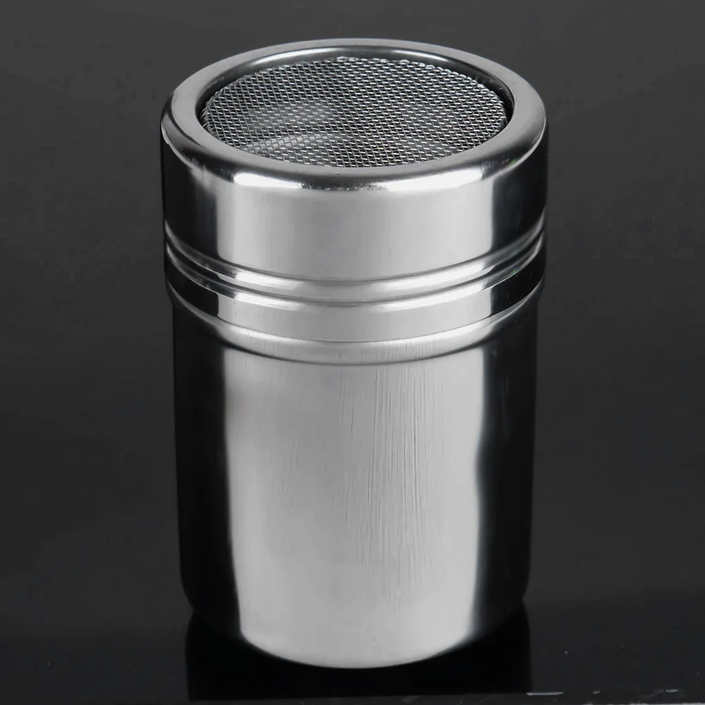 KANNERT 1Pc Stainless Steel Flour Salt Sifter Icing Sugar Dredger Cocoa
