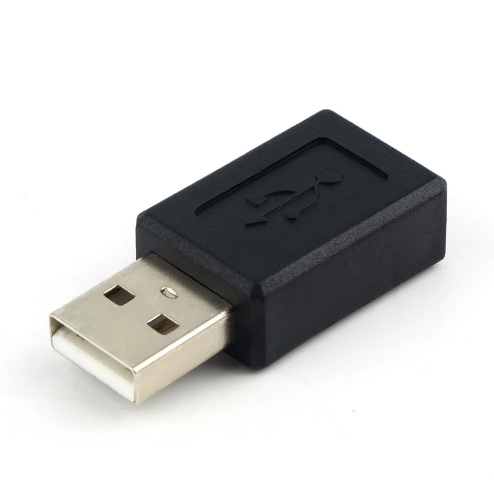 5 шт. высокоскоростной USB 2,0 мужчина к Micro USB Женский конвертер разъем Мужской к женскому адаптеру классический простой дизайн черный оптовая