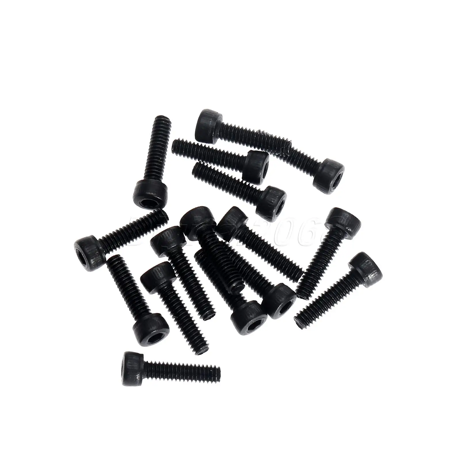 10x 8mm BLACK NYLON PLASTIC FULL NUTS FOR M8 SCREWS AND BOLTS NEW PACK