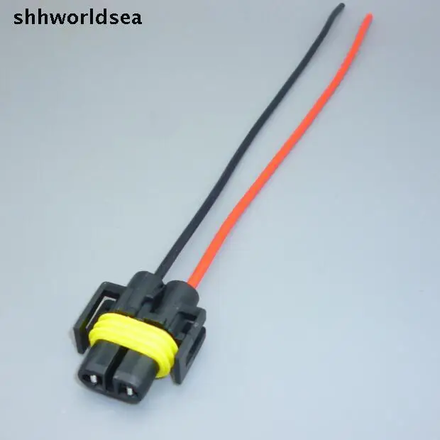 shhworldsea H8 /H11 /881 female Bulb Socket nylon 10pcs Heat Resistance Halogen headlamp pigtail