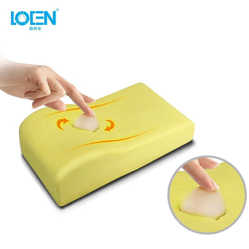 Online LOEN 1PCS Soft Thick Memory Foam Car Center Console Armrest Cushion Genuine Leather Armrest Cover Protector Black Brown Beige